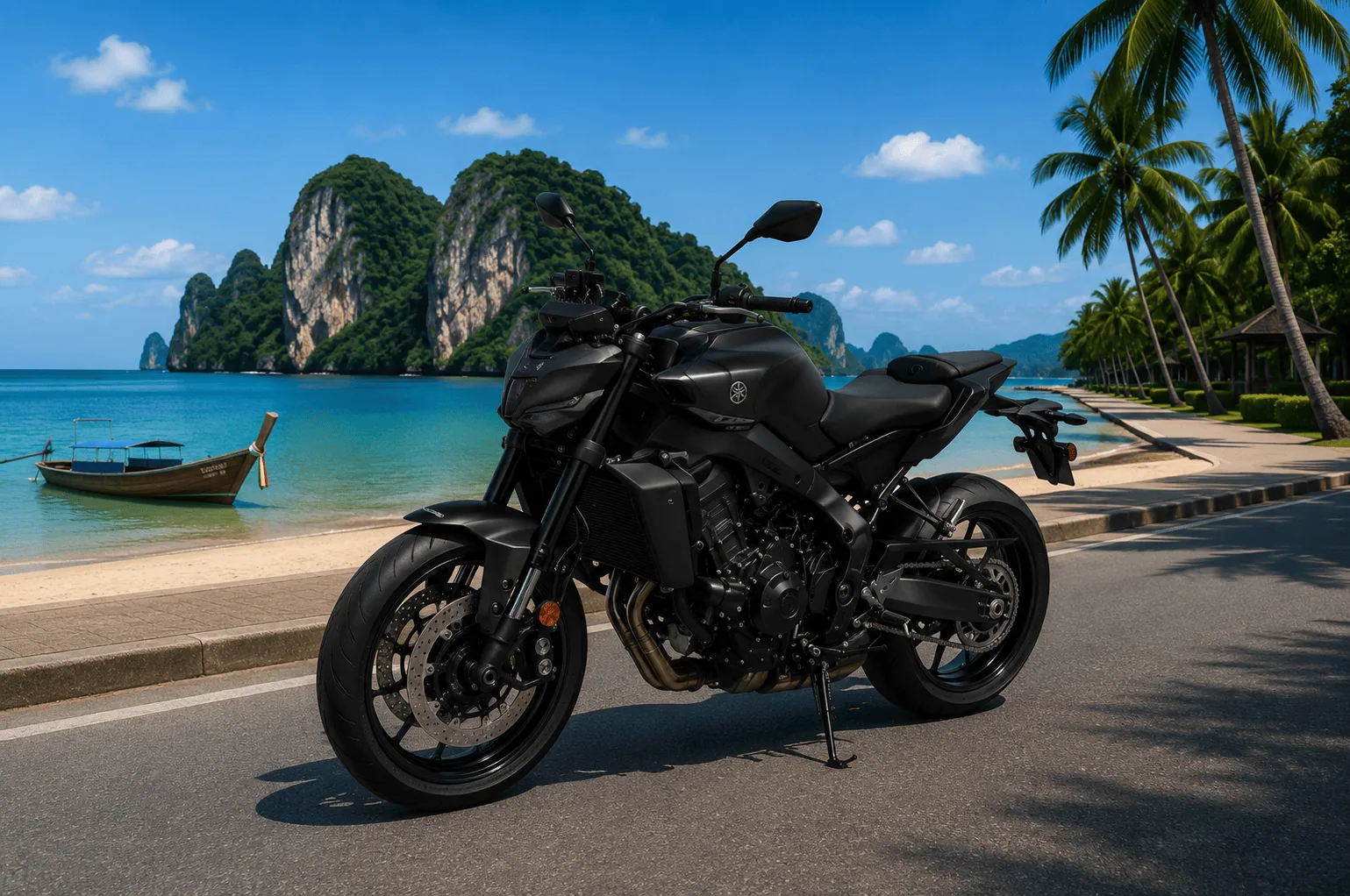 Yamaha MT-09 for rent in Phuket